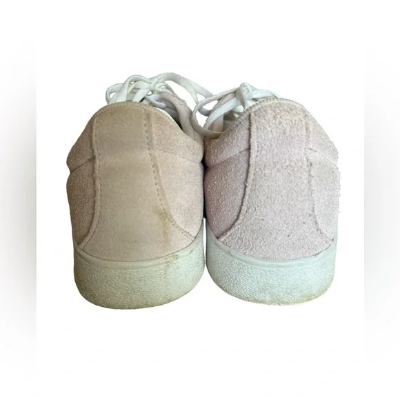 Adidas VL Court 2.0 Suede Casual Trainers Sneakers F35128 Pink & White - 11 - Picture 4 of 11